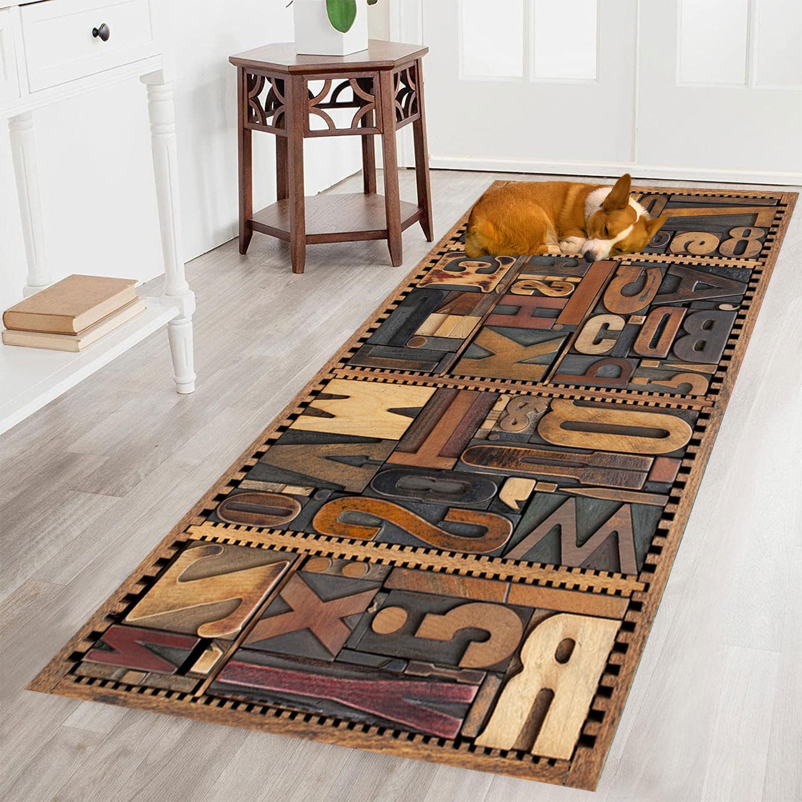 Alfombra de cocina antideslizante para evitar resbalones y manchas 170cm