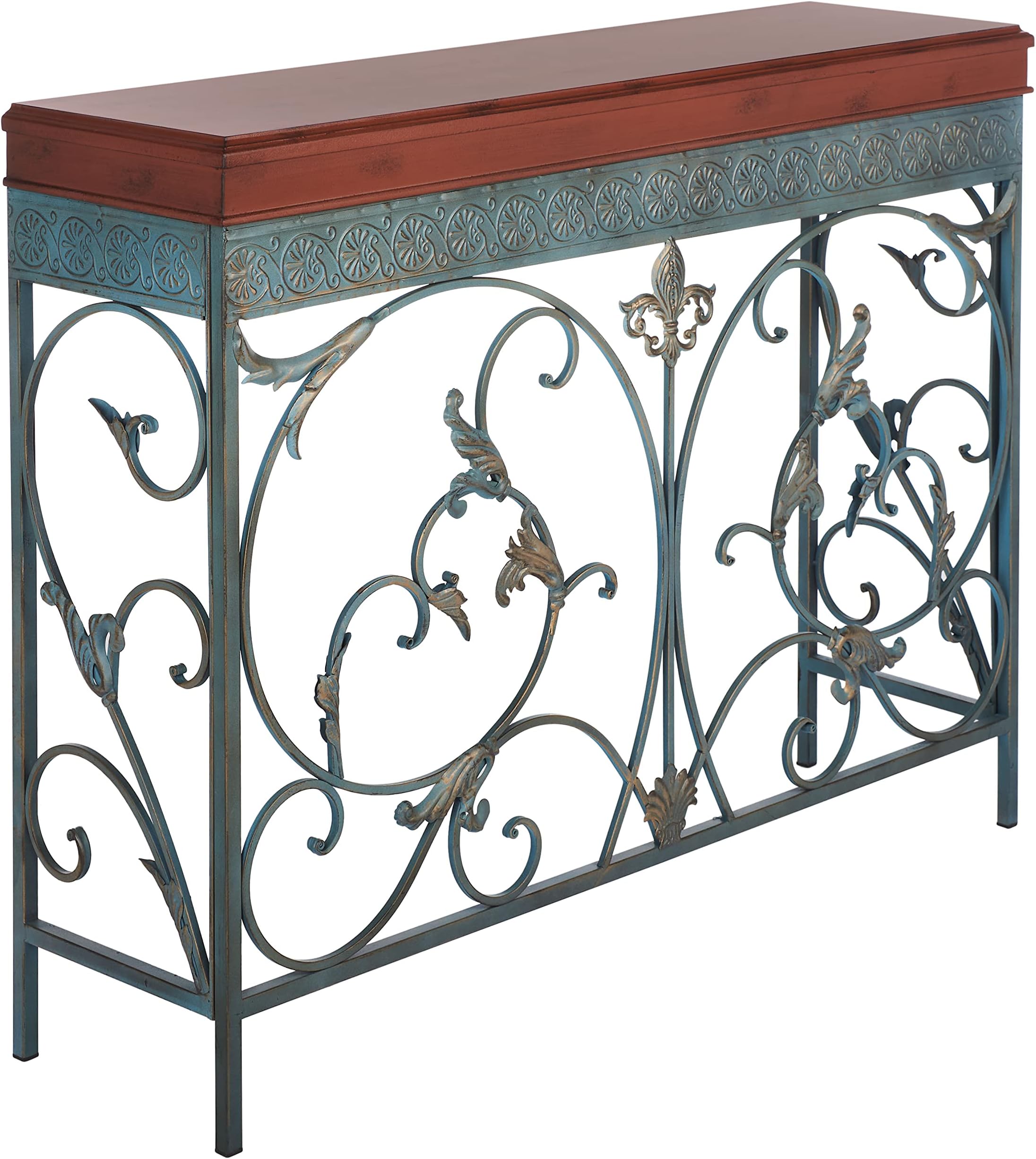 American Homes Collection Cynthia Brown Console Table