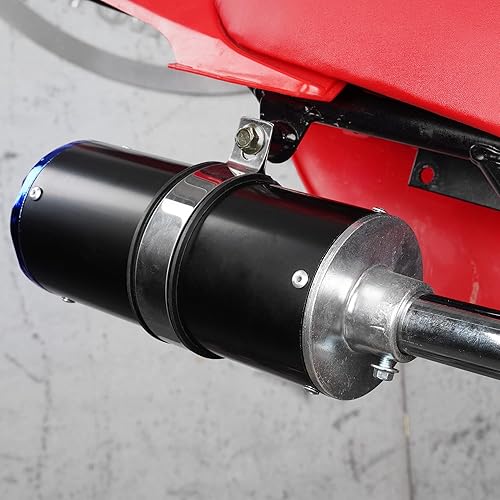 Miniatura 3 de Silenciador de escape de 1.102 in Conjunto de tubo de silenciador para XR50 CRF50 70cc 110cc 125cc Taotao DB10 DB14 SR110 Rocketa xpro db-x20 SDG