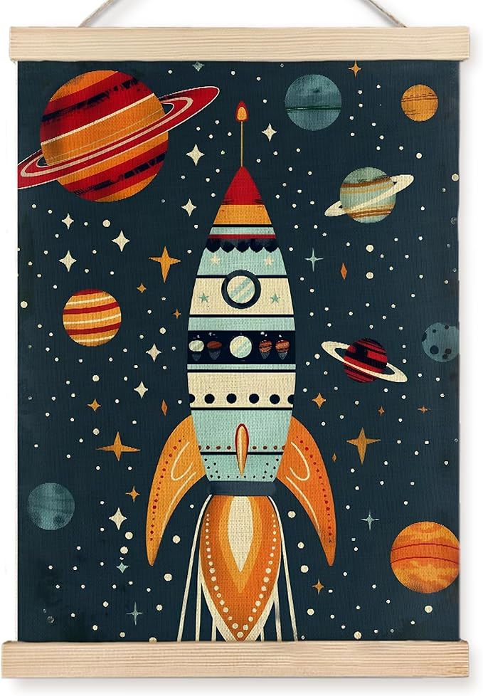 Plusieurs débuts sur Game Pass parmi les jeux les plus abandonnés en 2025 8 816U9JTdGQL. AC SX679 URLLUAE Rocket Ship Space Wall Art Posters for Kids Room, Colorful Outer Space Planet Poster Hanger Frame for Boys Bedroom Classroom Nursery Playroom Wall Decor, 12x16 Inch