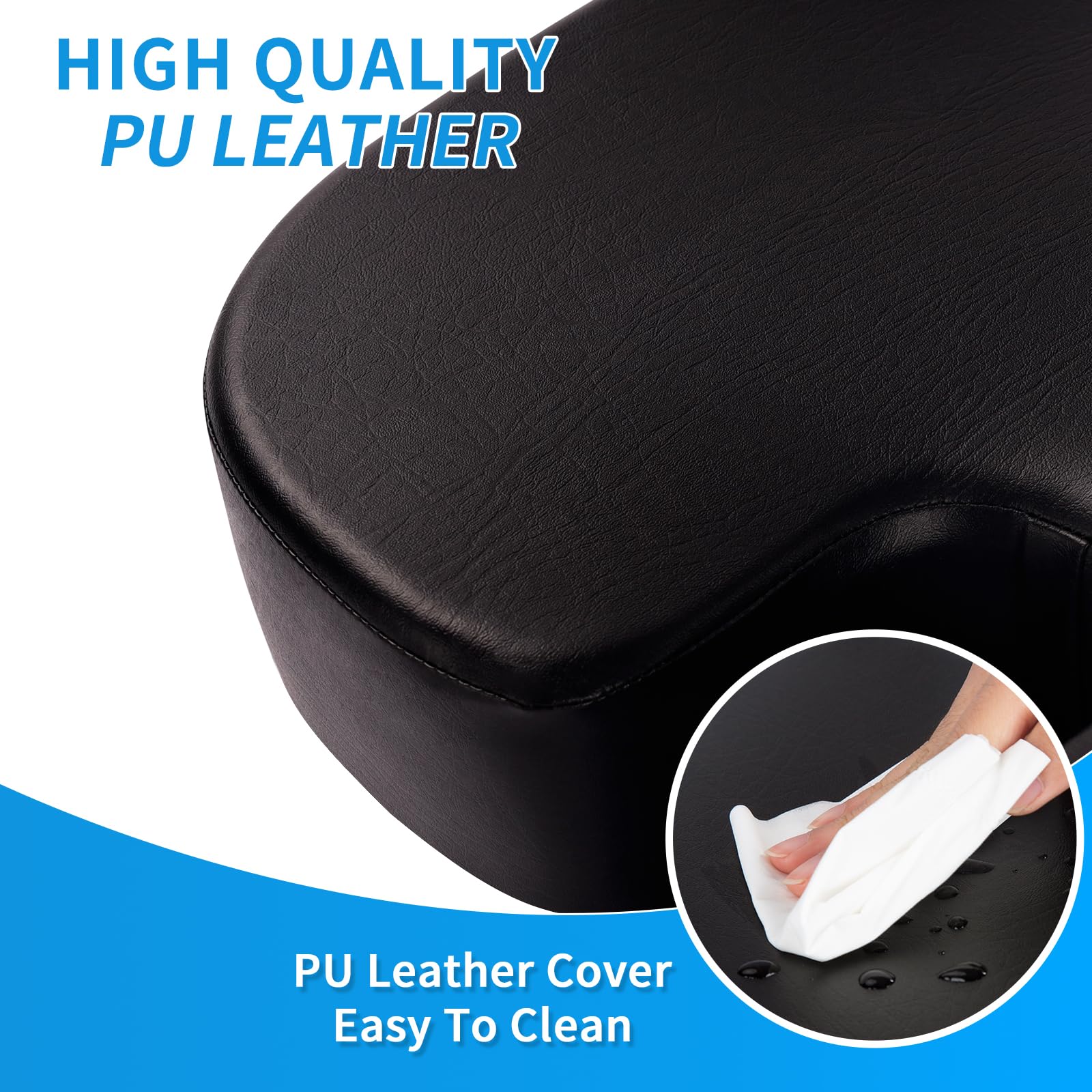 Lussuoso cuscino da seduta, in memory foam spesso 7,6 cm, per alleviare la pressione, sciatica, dolore al coccige e sollievo dal mal di schiena, multiuso per candeggina, auto, giochi, sedia da