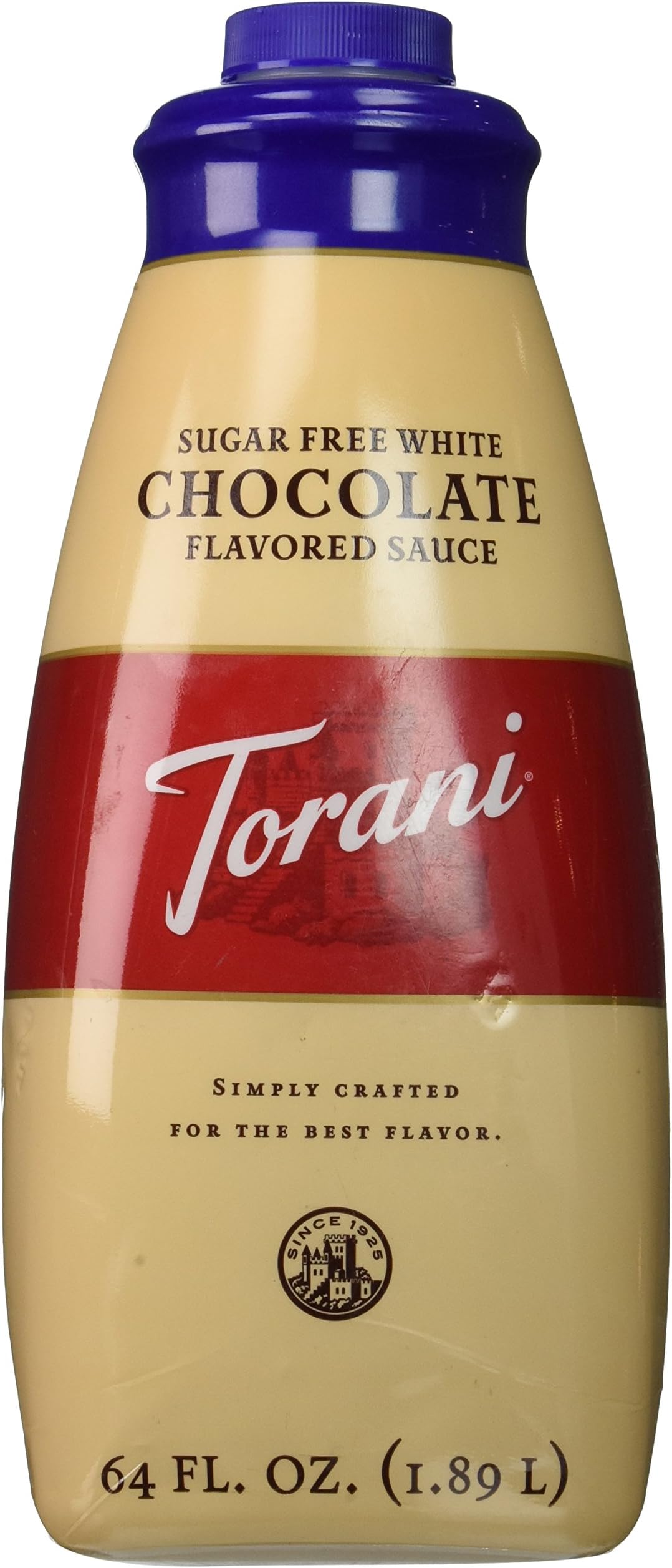 ToraniSUGAR FREE White Chocolate Sauce 4lbs (1.89L)