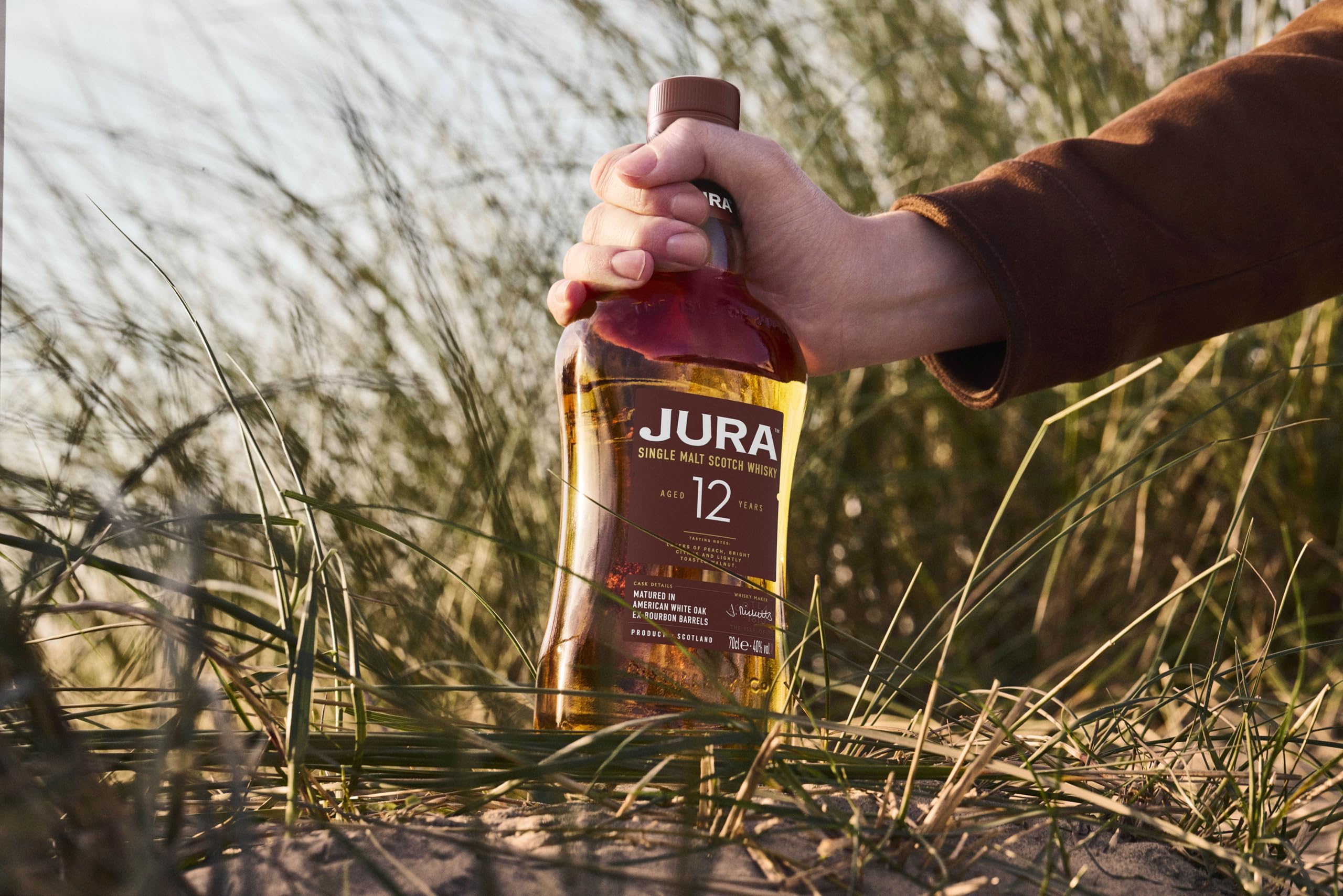 Jura 12 Jahre Single Malt Scotch Whisky mit Geschenkverpackung (1 x 0,7 l)