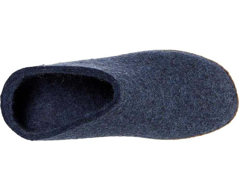 Glerups Wool Slip-On Leather Outsole - Top View