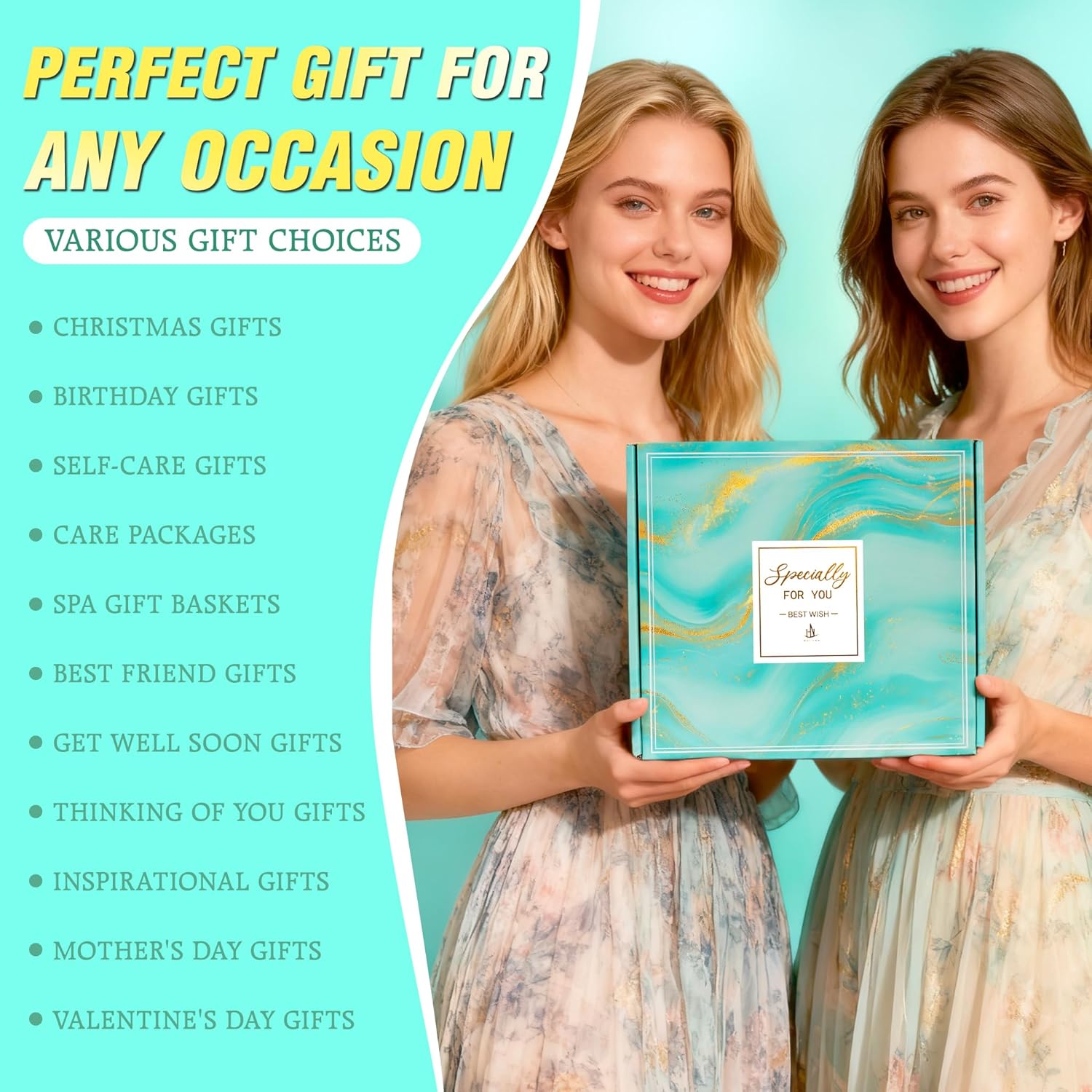 Valentines Day Gifts for Her Women Wife Girlfriend, Birthday Gift for Women Get Well Soon Gifts,Spa Gift Basket Set with Luxury Flannel Blanket Mother's Day - Image 8