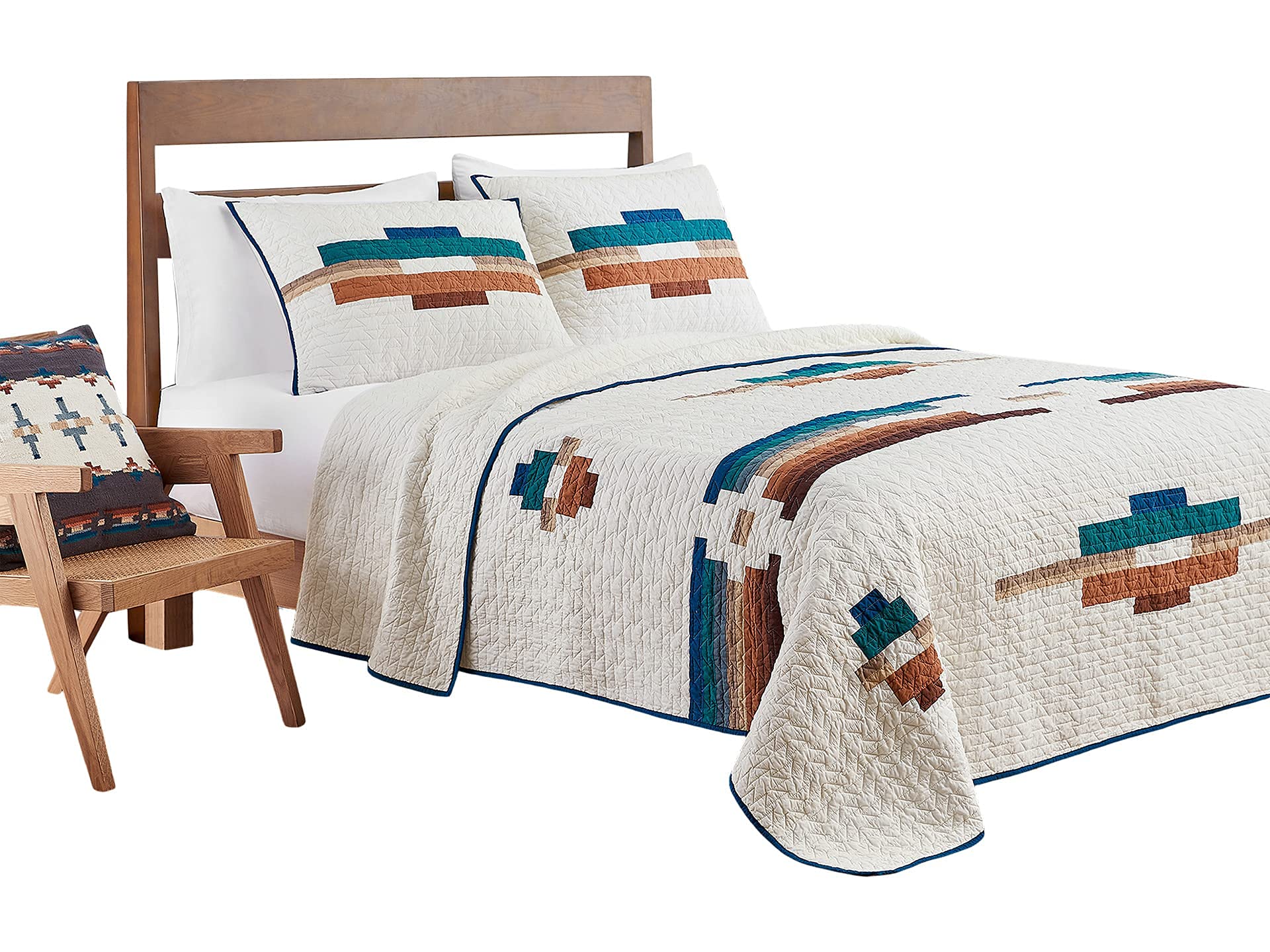 Buy Pendleton Contemporary Kitt Peak Pieced Quilt Set Rustic Home