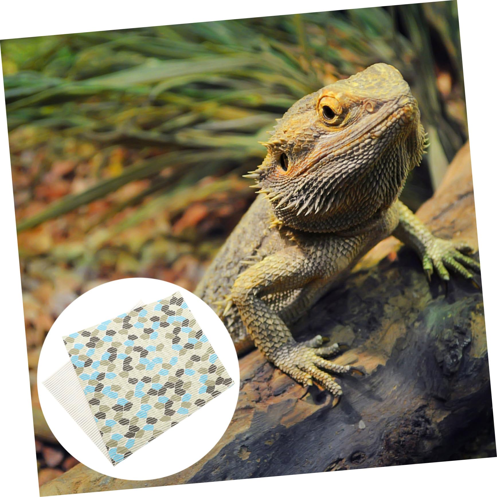 Tappeto Rettile Riutilizzabile in Poliestere per Serpenti | Liner per Terrario, Morbido e Resistente All’umidità, Adatto a Rettili e Tartarughe, Formato Pratico