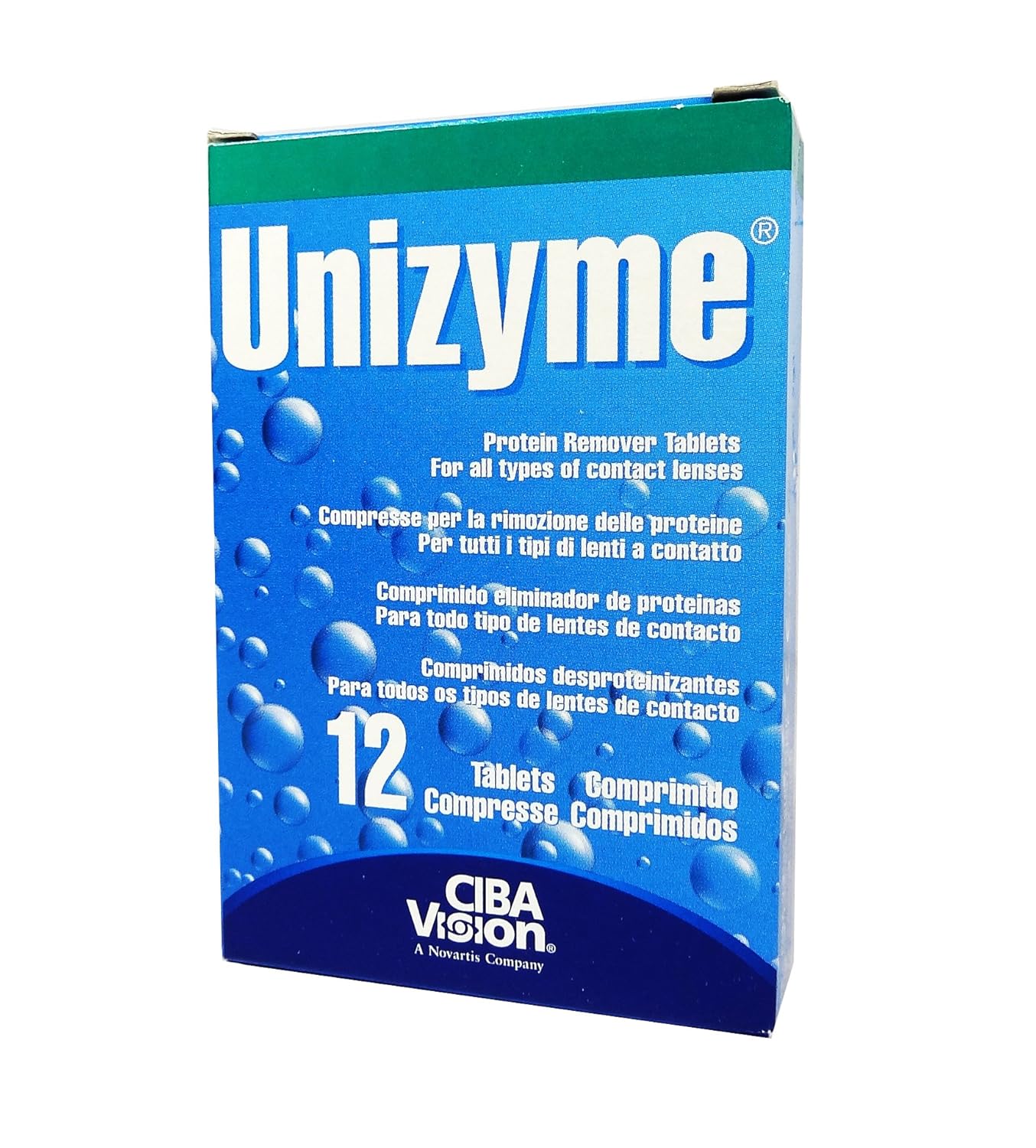Unizyme Enzymatic Lens Cleaner Tablets, One 12ct Box Amazon.in