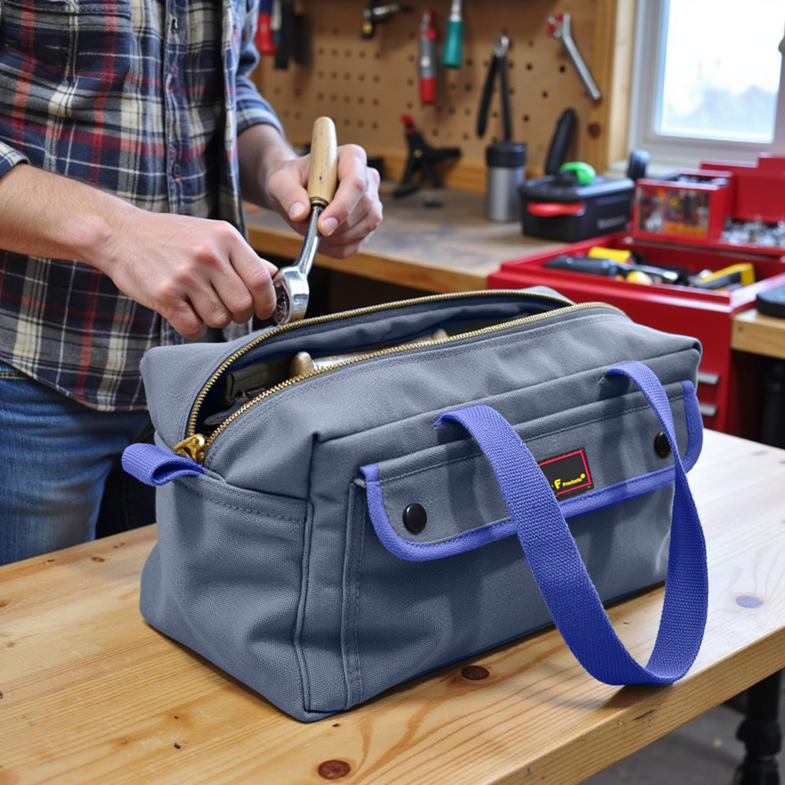 Amazon.com: G & F PRODUCTS Waxed Canvas Military Duffle Bag, Water