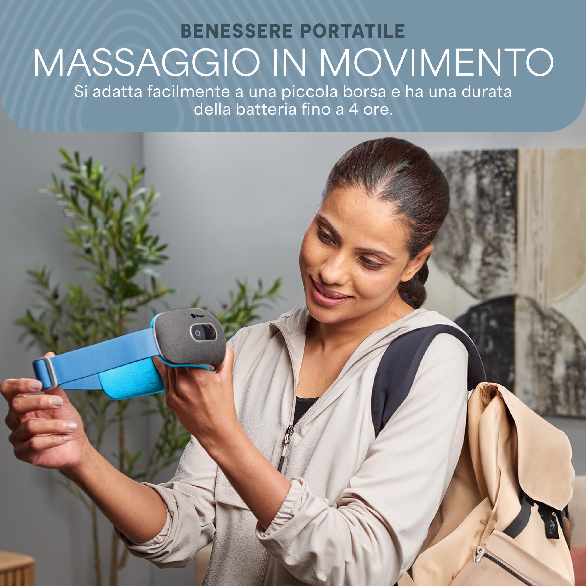 Lifepro Oculax Massaggiatore per Occhi con Calore e Vibrazione, Maschera Elettrica Pieghevole con Bluetooth per Emicranie, Occhi Secchi e Affaticamento, Migliora il Sonno – Regalo per Uomo e Donna