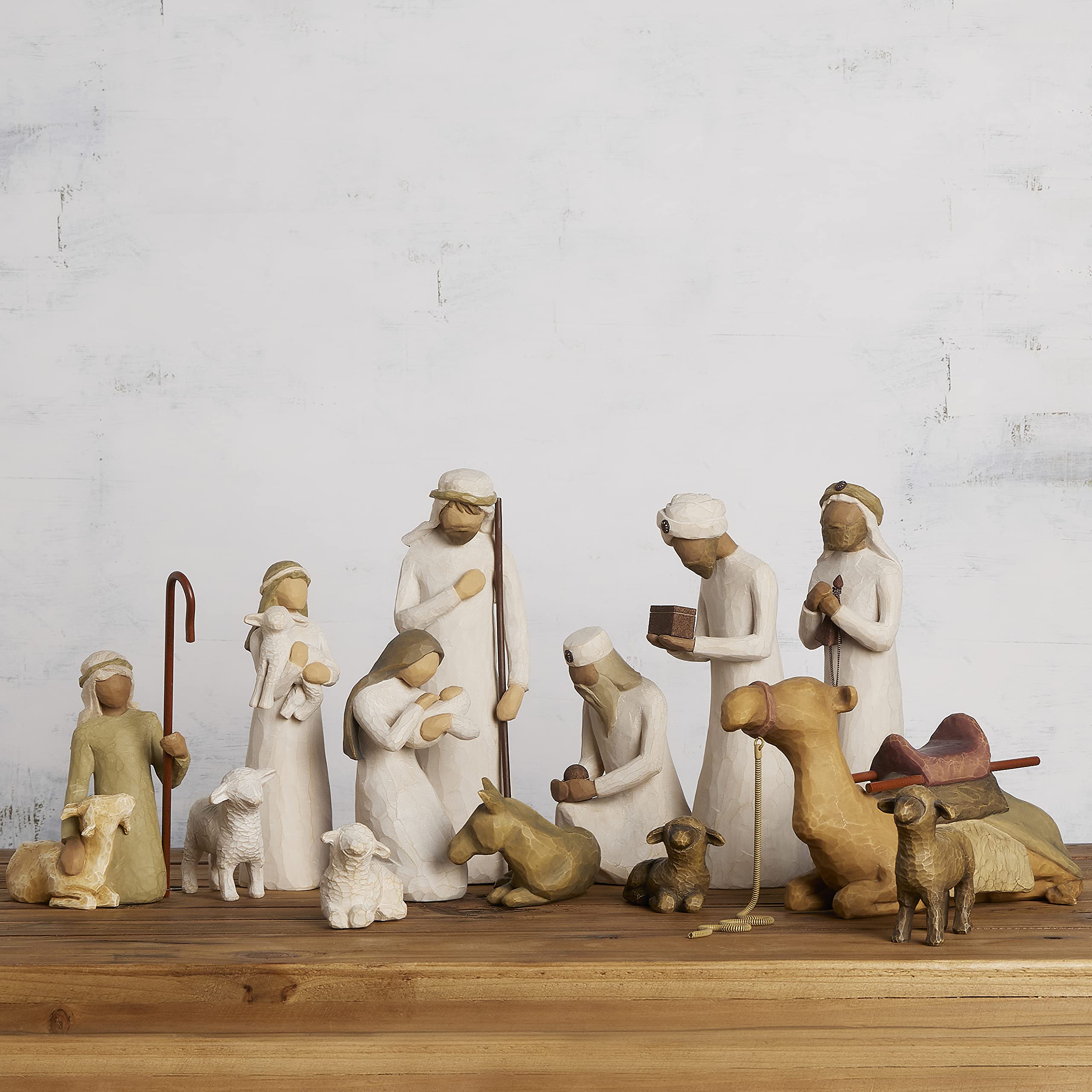 Willow tree nativity holy family shepherd three wisemen figurines 13 piece set Clearance