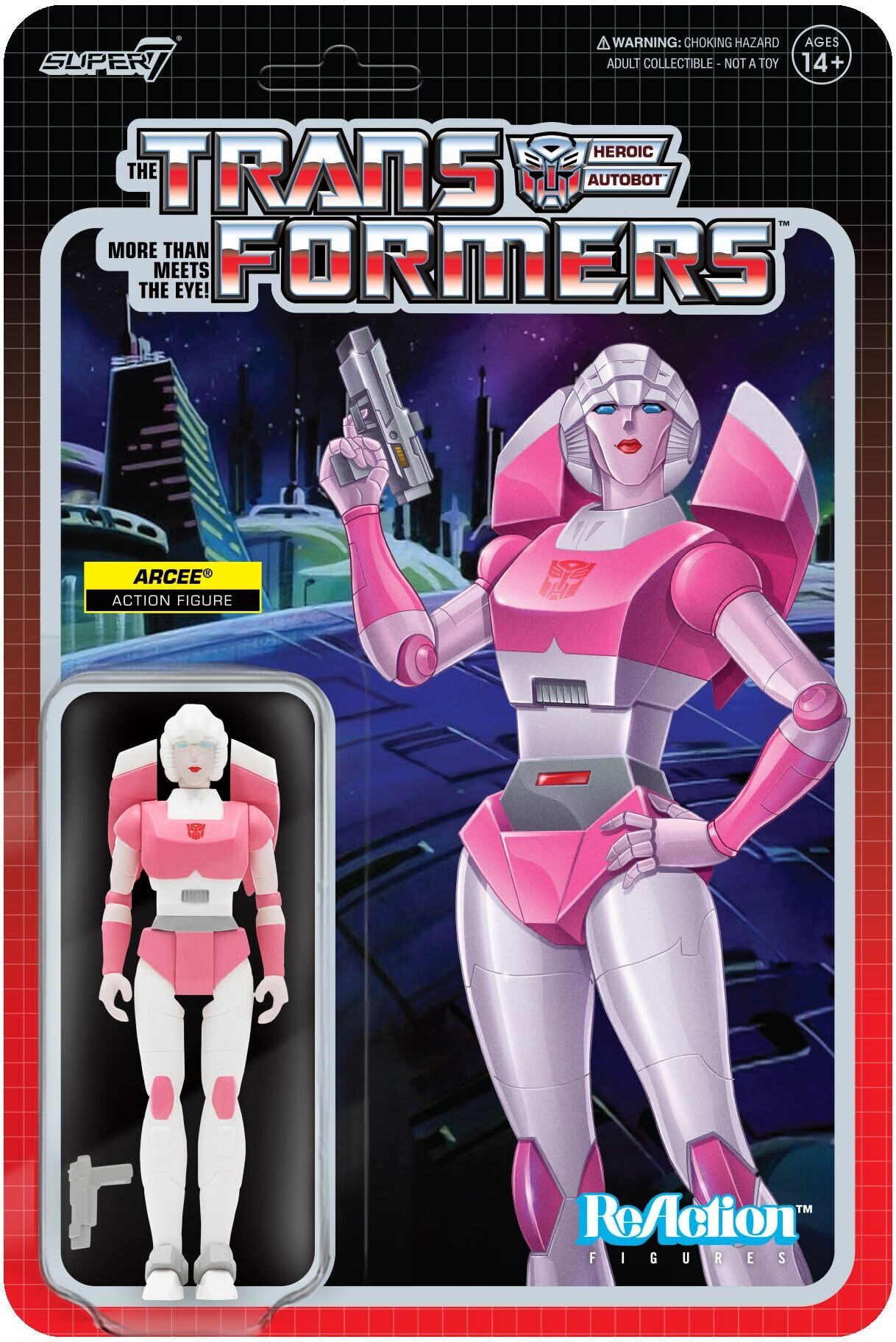 Transformers Arcee 3.75 in Reaction Figure