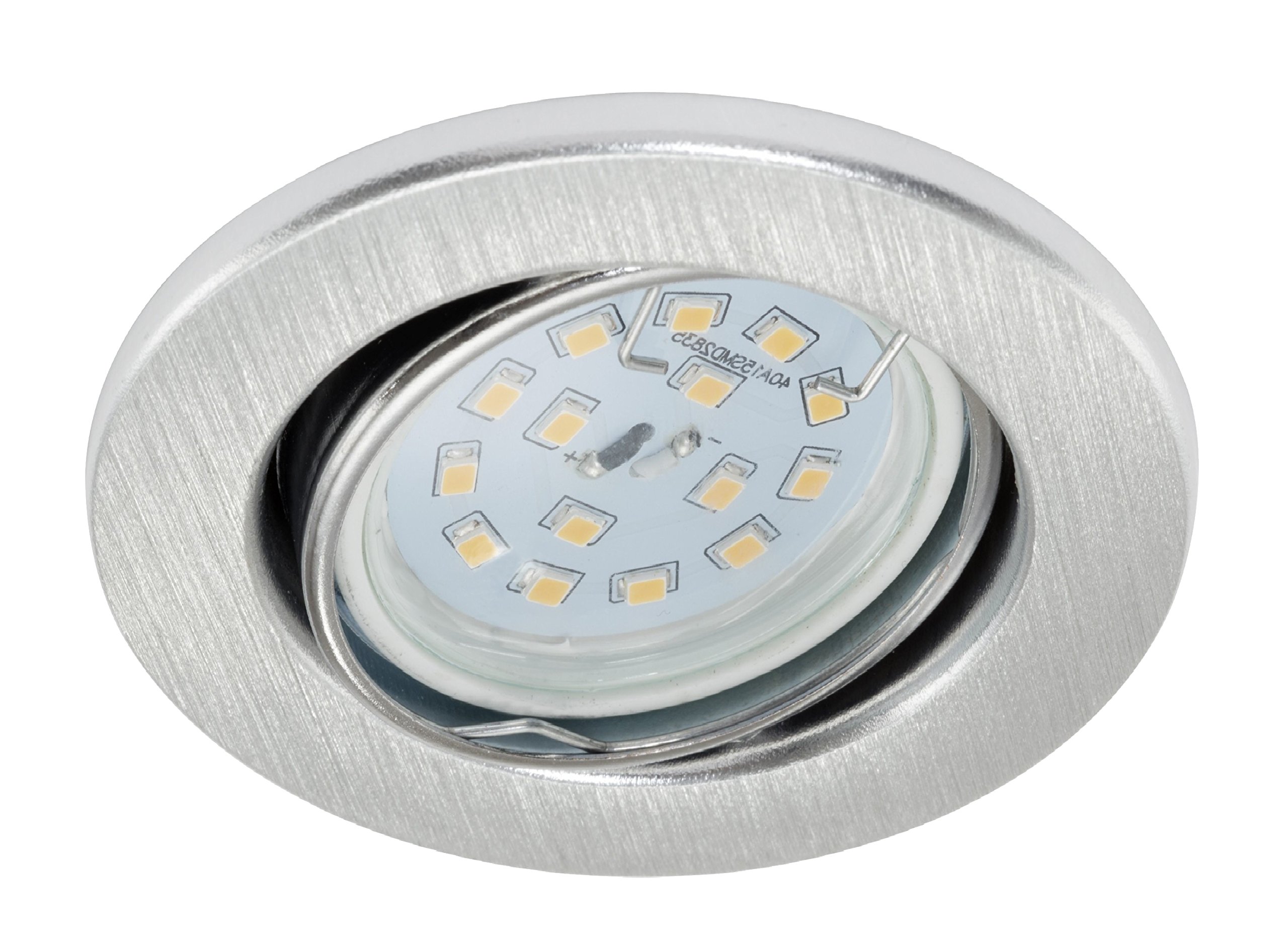 Trango Set di 6 Faretto da incasso a LED in nero opaco 6729-065M3 Luce per bagno faretto da soffitto plafoniera incl. 6x 3 Watt Modulo LED Ultra Flat