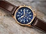 Citizen Men's Stainless Steel Japanese Quartz Watch with Leather Strap, Brown, 0 (Model: CA4213-18L)