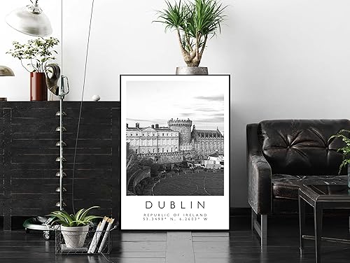 Miniatura 3 de Impresión de Dublín, póster de Dublín, arte de pared de viaje, impresión de viajes, impresión de la ciudad de Irlanda, decoración de viajes, arte