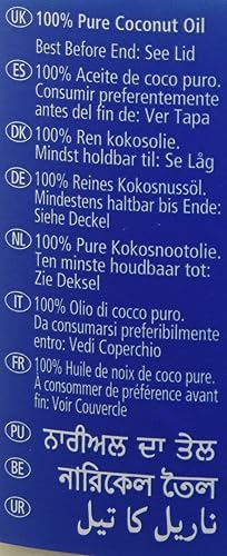 Miniatura 7 de 100% PURE KTC - Tarro de aceite multiusos de coco de 16.9 fl oz, utilizado para cocinar (aceite comestible), aceite para el cabello, hidratante