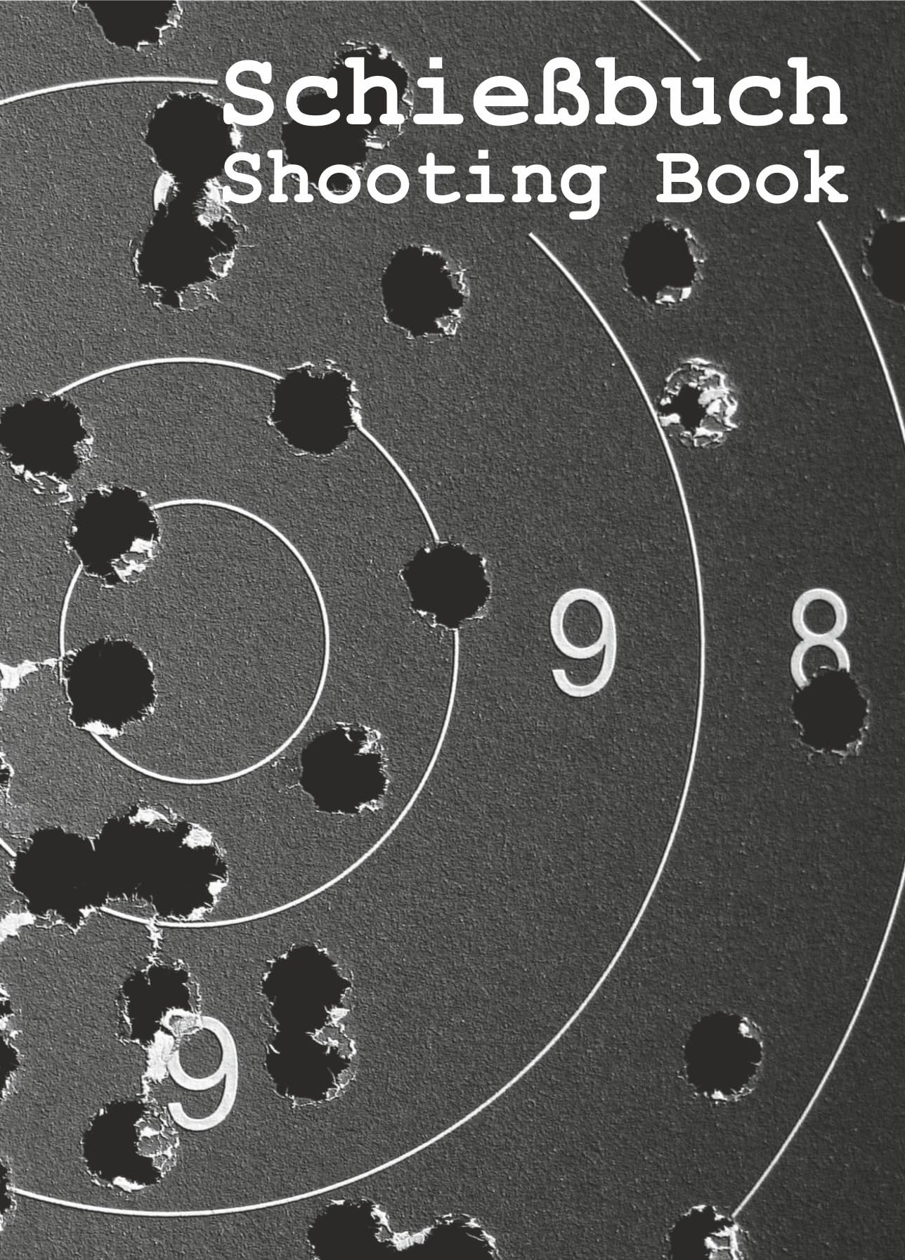Schießbuch für Sportschützen – Target Motiv, DIN A6 mit Schutzhülle