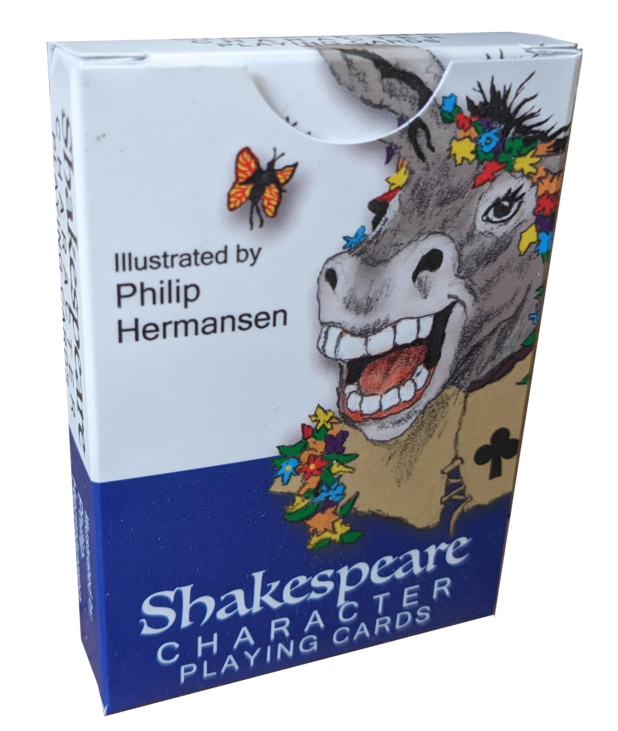 Scripture Guide Shakespeare Character Playing Cards - Representing All The Plays of Shakespeare with Beautiful, Hand-Drawn Artwork (Blue)