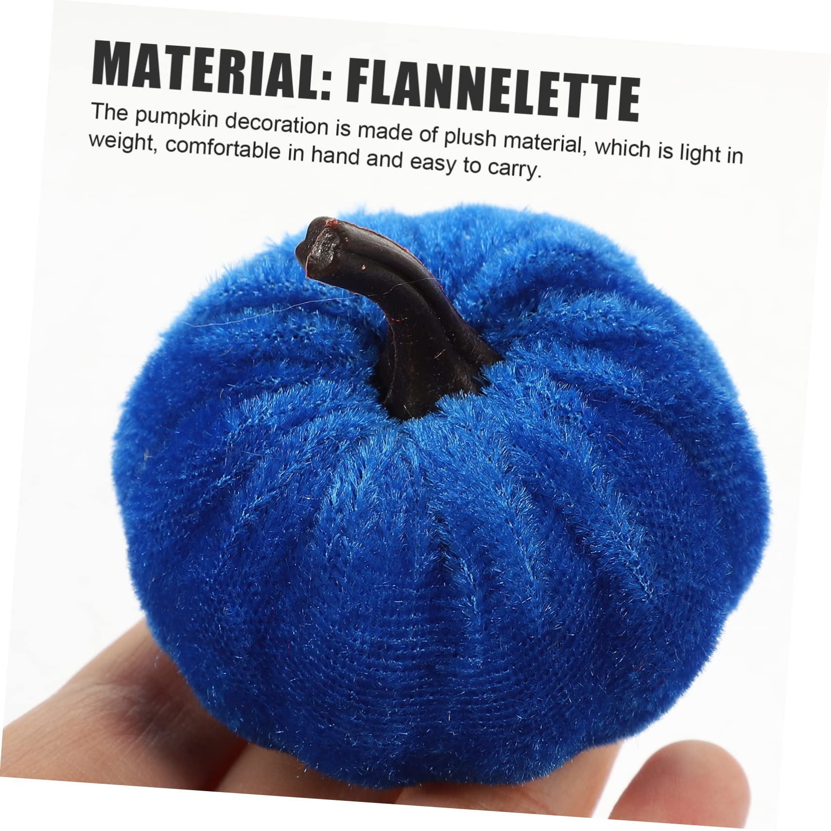Zerodeko 3 Set Zucca Di Flanella Di Simulazione Bandiera Di Compleanno Di Halloween Falso Zucca Decorativa Autunnale Kit Di Halloween Gonfiabile Autunno Ghirlanda Flanella 12 Pezzi*3