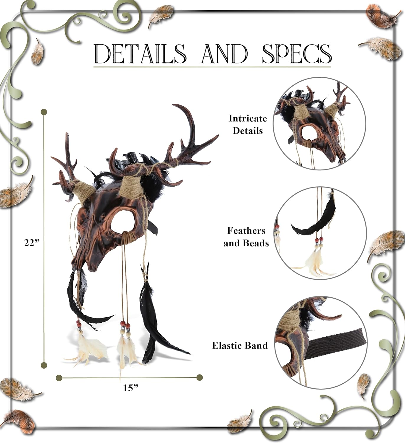 Full Mask Skull Head Costume Accessory - Image 3