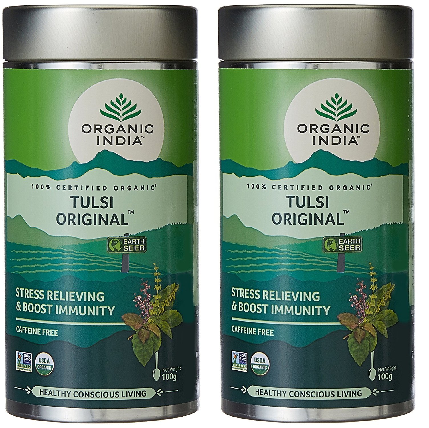 Organic India Tulsi Original Tin (pack of 2) (B0761WLM8J) Amazon Price History, Amazon Price Tracker