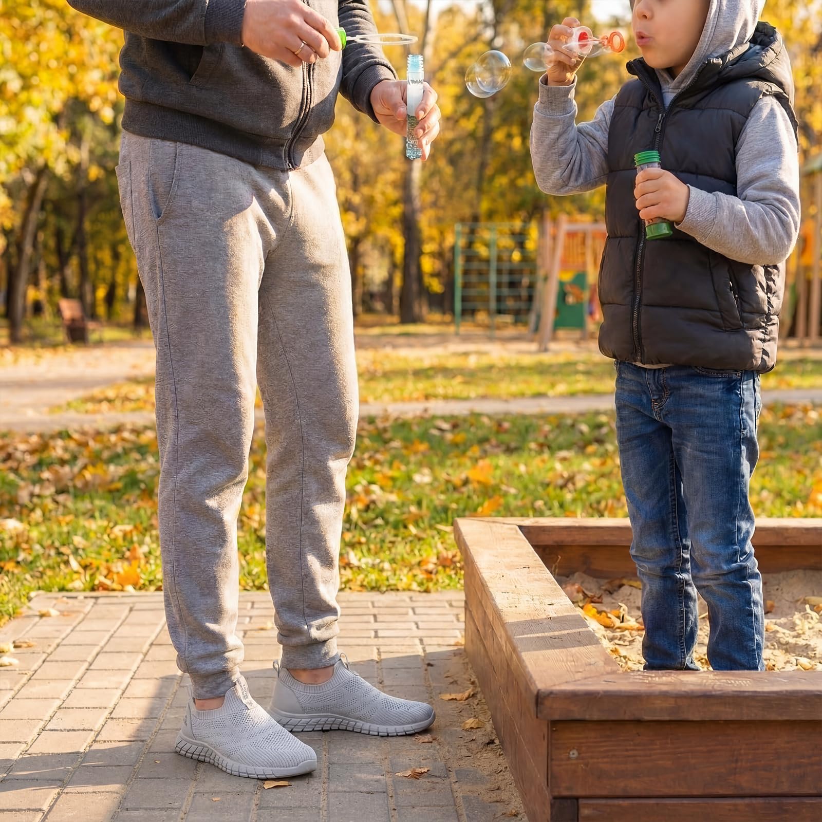 ODCKOI Chaussures à Enfiler Mains Libres pour Hommes Chaussures Slip on Respirantes Chaussures Slip in Confortables et légères sans Lacets Chaussures de sporChaussures de Marche pour Hommes