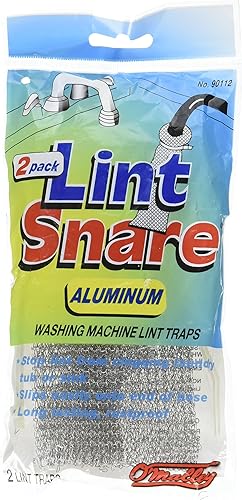 O'Malley 90112 - Trampas de pelusas de aluminio para lavadora, 2 unidades (1 paquete de 2)