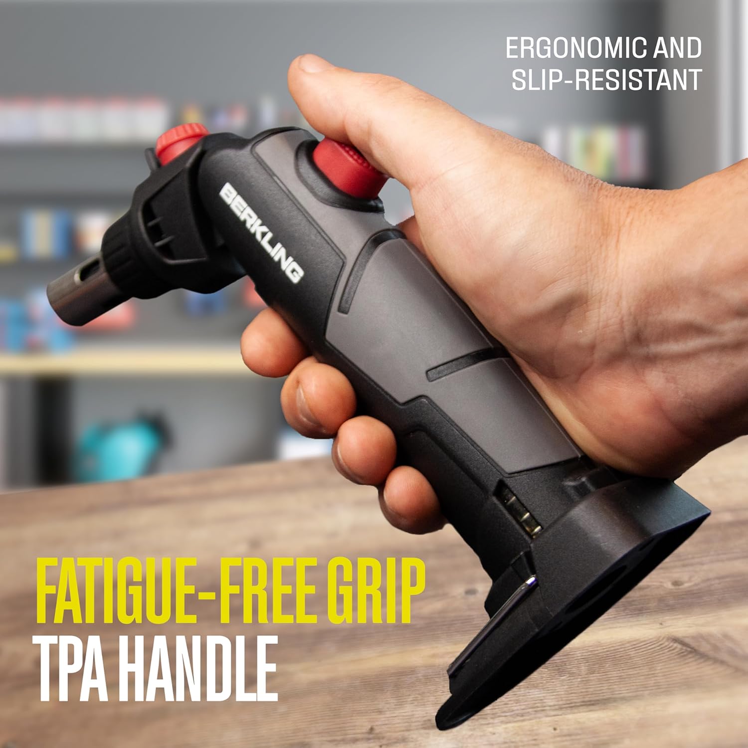 BSG-2000 Cordless Butane Soldering Torch Kit, 5-Way Adjustable Head, Multi-Functional Soldering | Heat Gun | Blow Torch, 90 Mins Runtime,12 Attachments & Sturdy Carrying Case (BLACK)