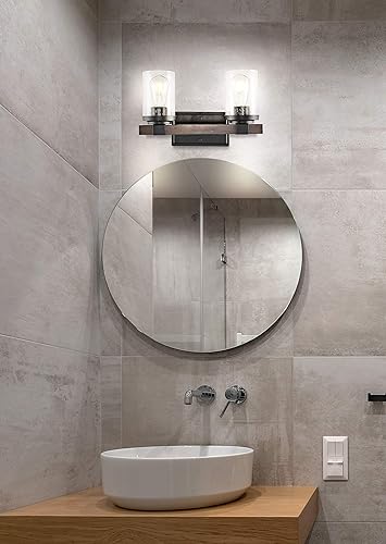 Miniatura 9 de JONATHAN Y JYL7507A Bungalow 4.5 pulgadas, 1 luz rústica de tocador de casa de campo, bronce aceitado 2700K LED 4W bombilla para dormitorio, sala de