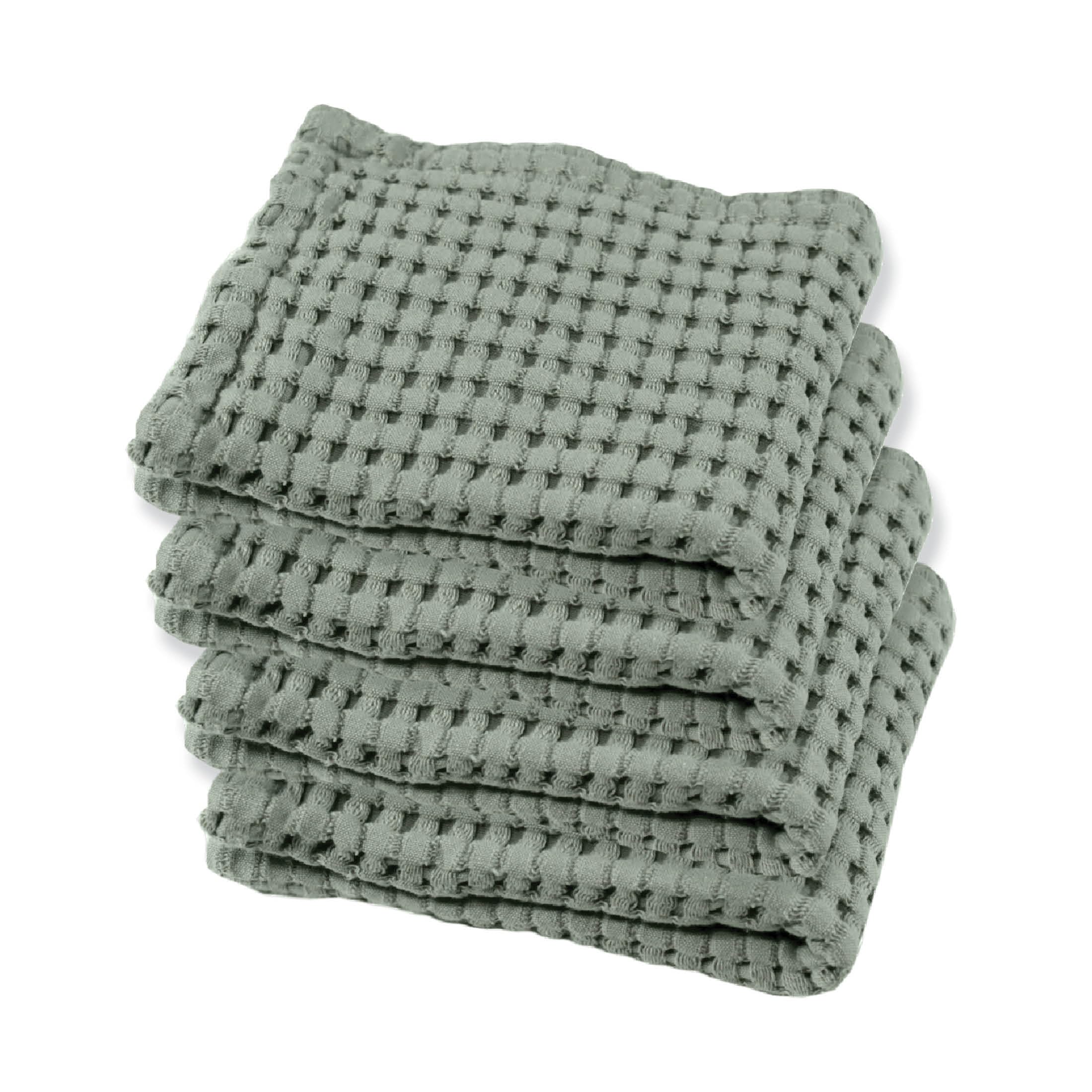 GILDEN TREE Waffle Bath Towels Wash Cloths for Showering Exfoliating Washcloth Quick Dry Towel Face Towels for Washing