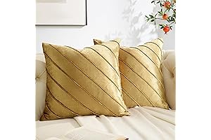 GIGIZAZA Gold Cushion Cover Set