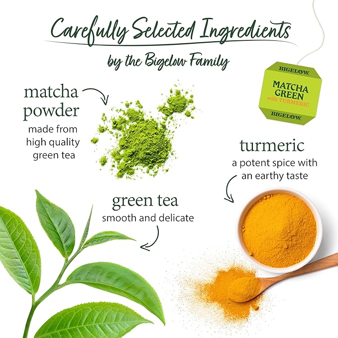 Té Verde Matcha con Cúrcuma, 108 Saquitos miniatura 3