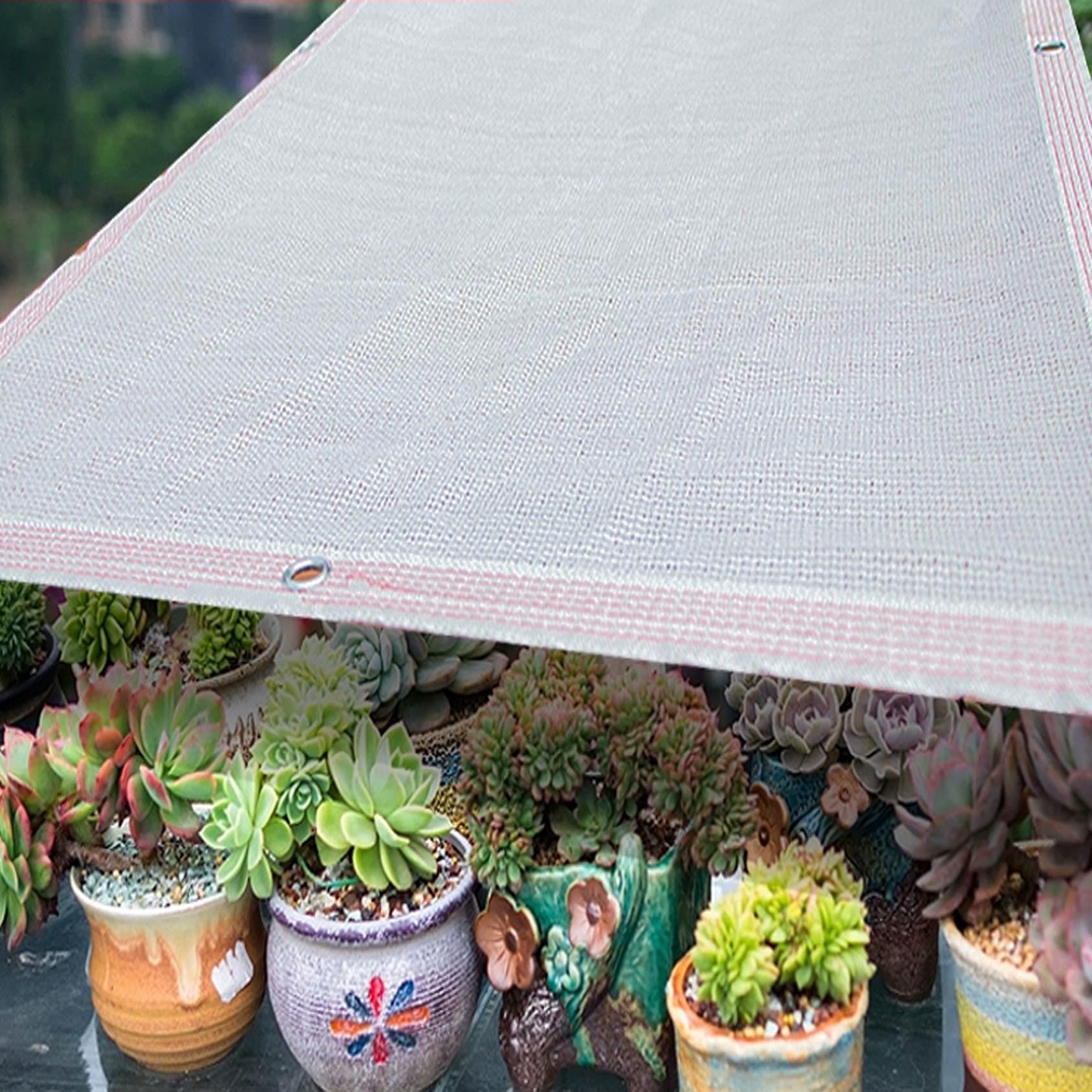 Rete Ombreggiante per Piante 55% Telo Parasole UV per Piante Grasse, Fiori, Orto, Giardino e Balcone Schermatura Termica Giardinaggio Esterno Ombra