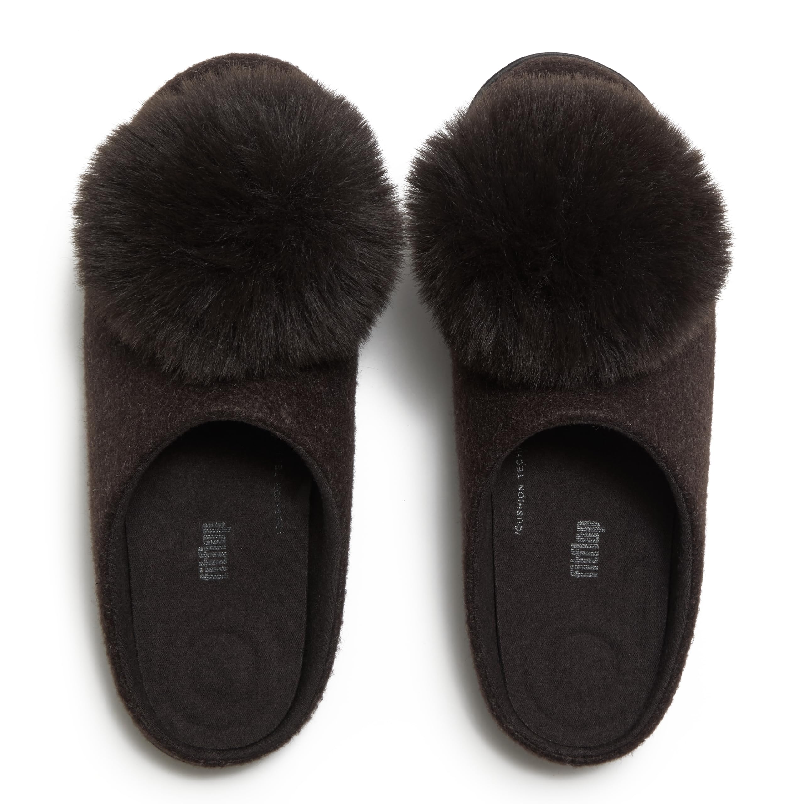 IQ-SNUG - Pantuflas con pompón de fieltro