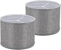 Vista 10 de pantallas de lámpara Juego de 2, Pantallas de Lámpara de Tambor Juego de 2, Pantallas de Lámpara para Lámparas de Mesa Montaje Fácil Requerido Beige