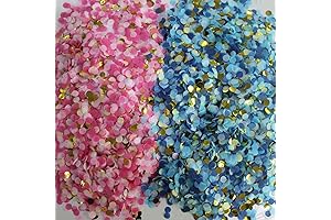 Sparkle Pink and Blue Confetti for Enchanting Celebrations(Pack of 2)