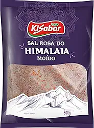 KiSabor Sal Rosa Do Himalaia Moído Kisabor 500 Gramas