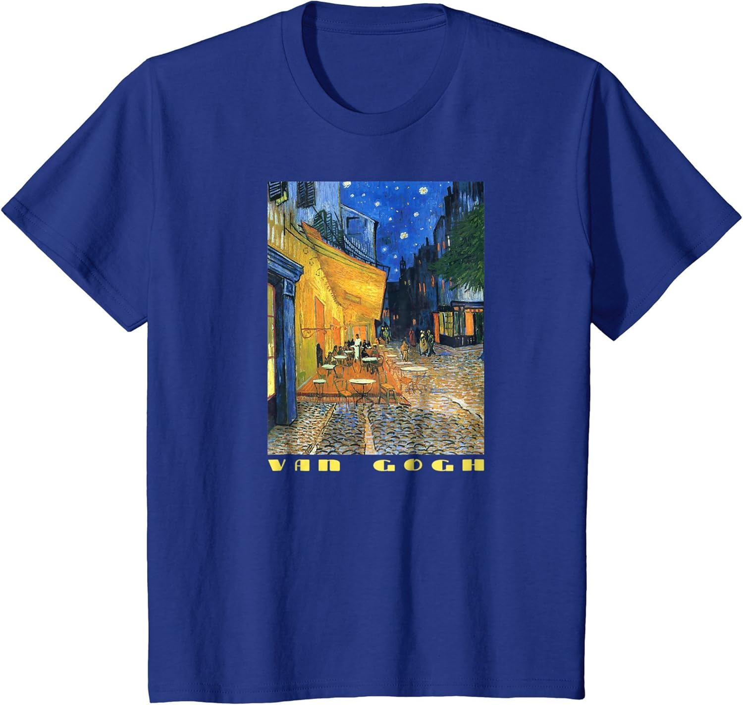Vincent Van Gogh Cafe Terrace TShirt Graphic Tee Shirt