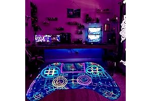 RGB LED Glowing Rug - Elevate Your Gaming Space with Neon Brilliance