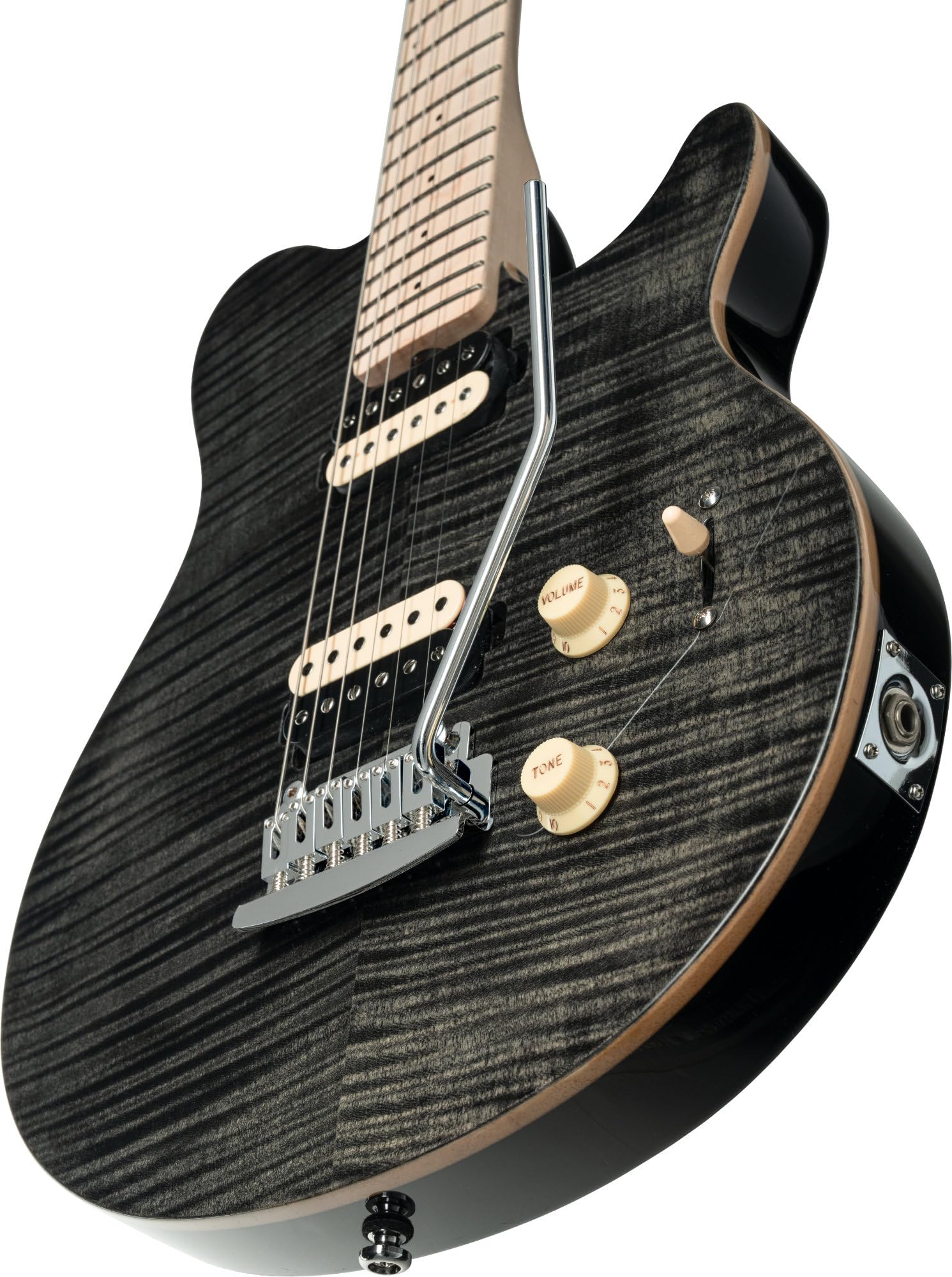 Electric Guitar Sterling By Musicman SUB AXIS FLAME TOP AX3FM-TBK