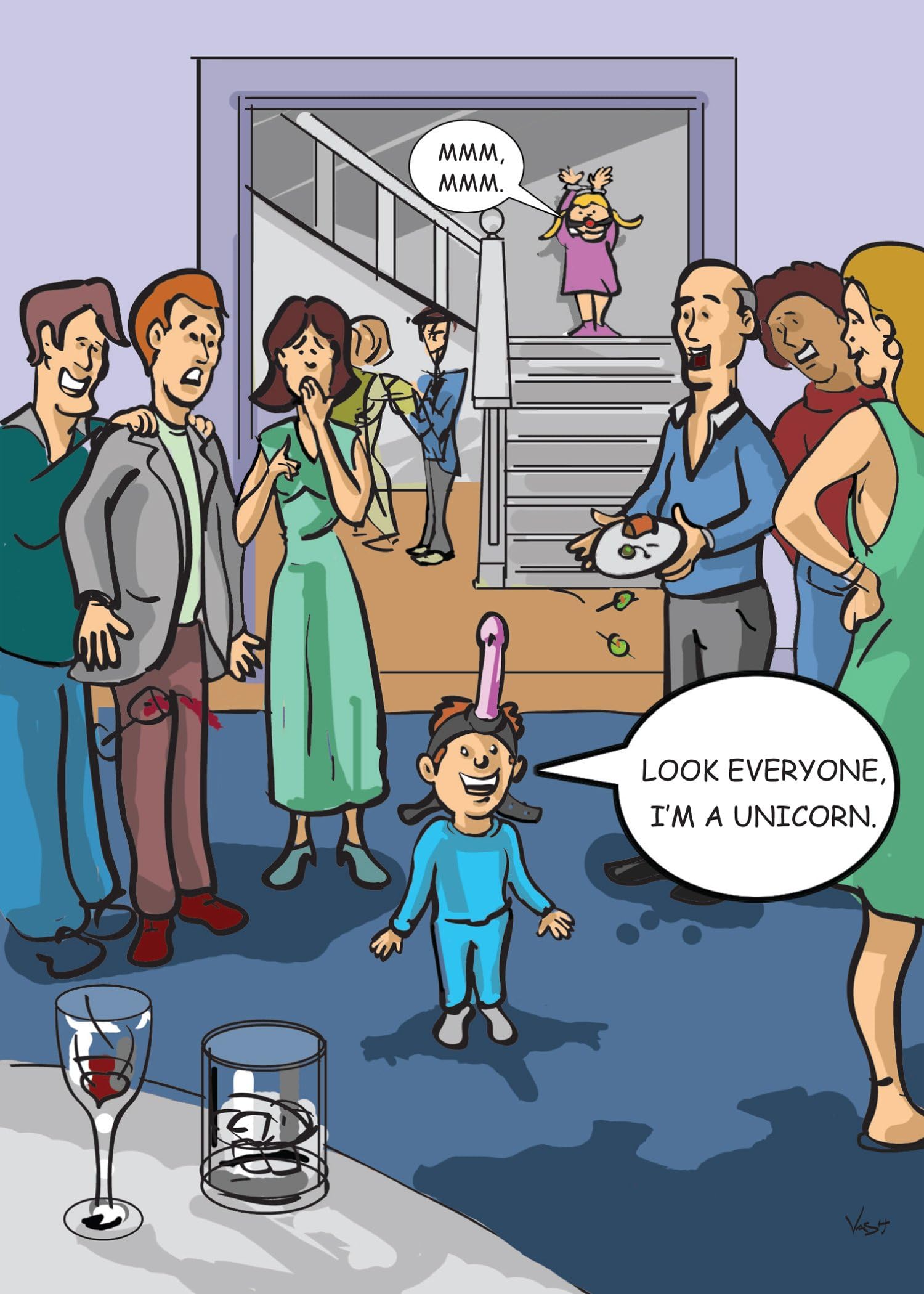 Unicorn - Funny Adult Birthday Card