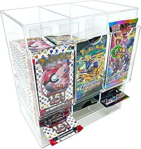 Dispensador de 3 ranuras compatible con Pokémon y otras tarjetas coleccionables  Se ajusta fácilmente a toda la caja de refuerzo  Sube de nivel tu
