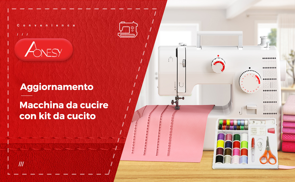 Macchina Da Cucire Portatile Elettrica - Mini Cucitrice Per Casa E Fai Da Te, Ideale Per Principianti - Foto 4