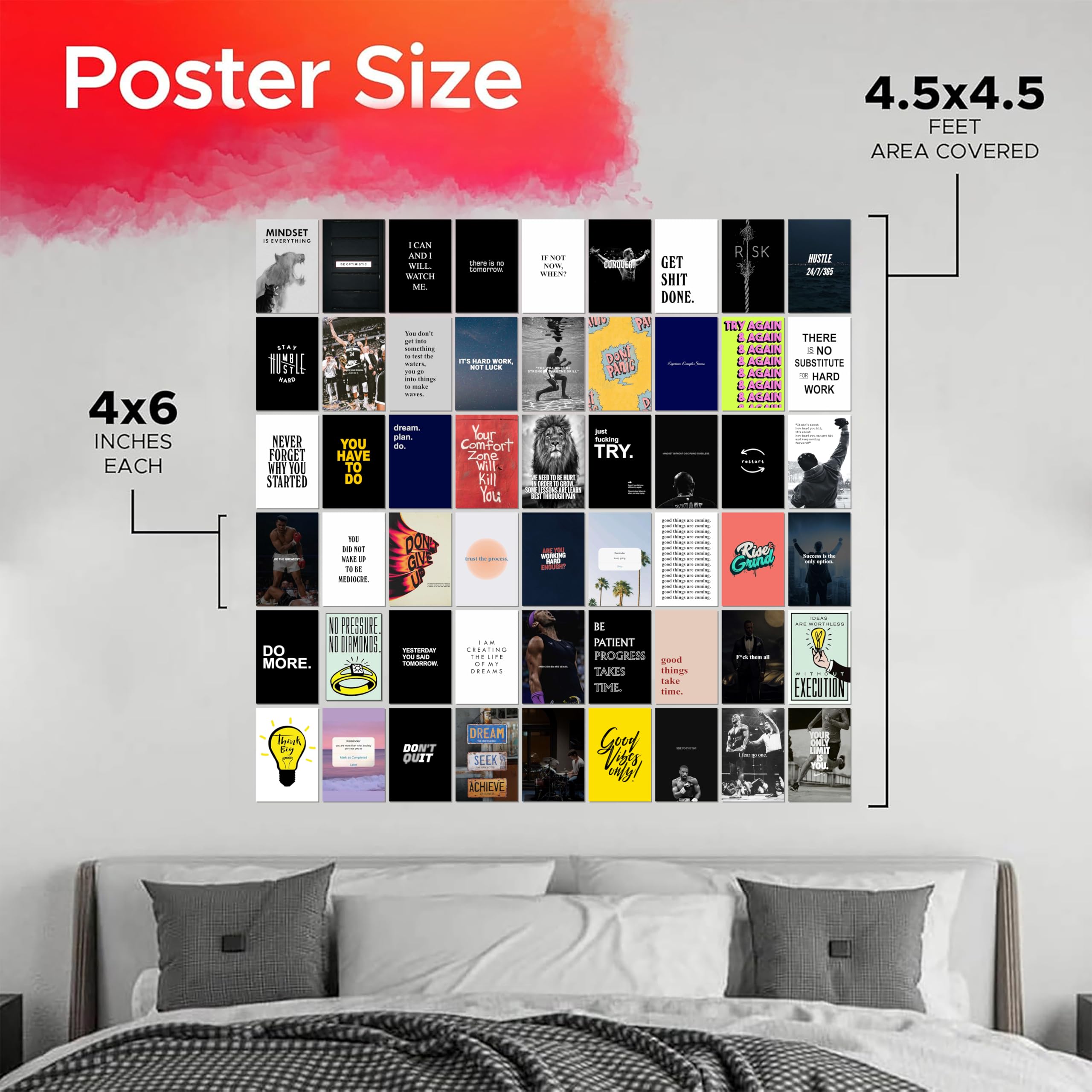 Aesthetic Wall Collage Kit - 54 Posters -5