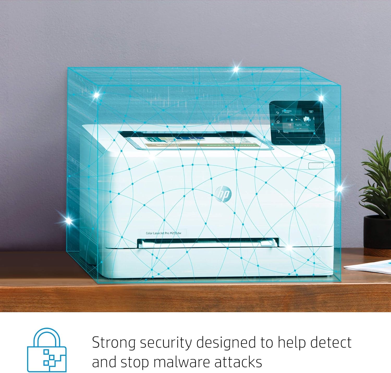 HP Color LaserJet Pro M255dw Wireless Laser Printer, Remote Mobile Print, Duplex Printing (7KW64A), White, One Size (7KW64A#BGJ) (Renewed)