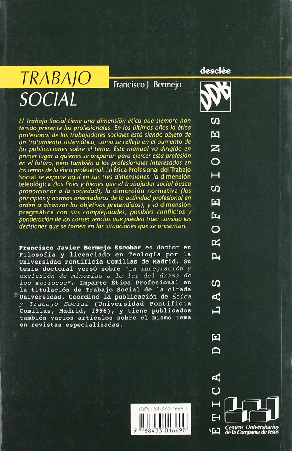 Ética del trabajo social (Ética de las profesiones)