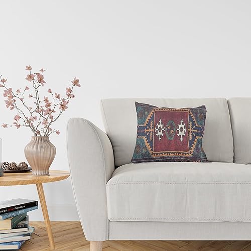 Miniatura 3 de TurkishRug - Kingdom Pattern Handmade Kilim Cushion Cover Ethnic Pattern Farmhouse Soft Pillow Cover Washable Printed Home Dekor Decorations Bedroom