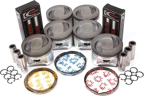 Evergreen PSBR3021000 - Juego de pistones de motor 96-04 Infiniti QX4 Nissan Frontier Xterra VG33E