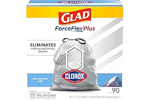 Glad ForceFlexPlus 13 Gallon Tall Kitchen Bags