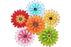 Exquisite Metal Flower Wall Decor: Stunning Outdoor and Indoor Embellishment
